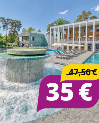 Schwimmbecken mit Strömungskanal und Rückendusche